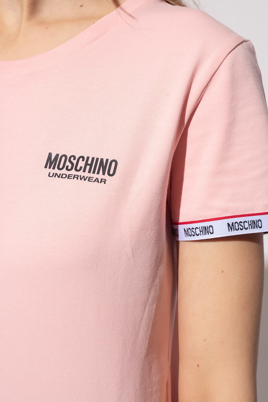 Moschino T-shirt nera Icon Nº 0