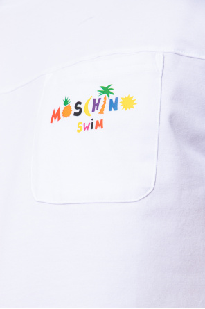 Moschino Womens Blue Stripe Shirt