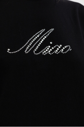 Blumarine Top con logo z