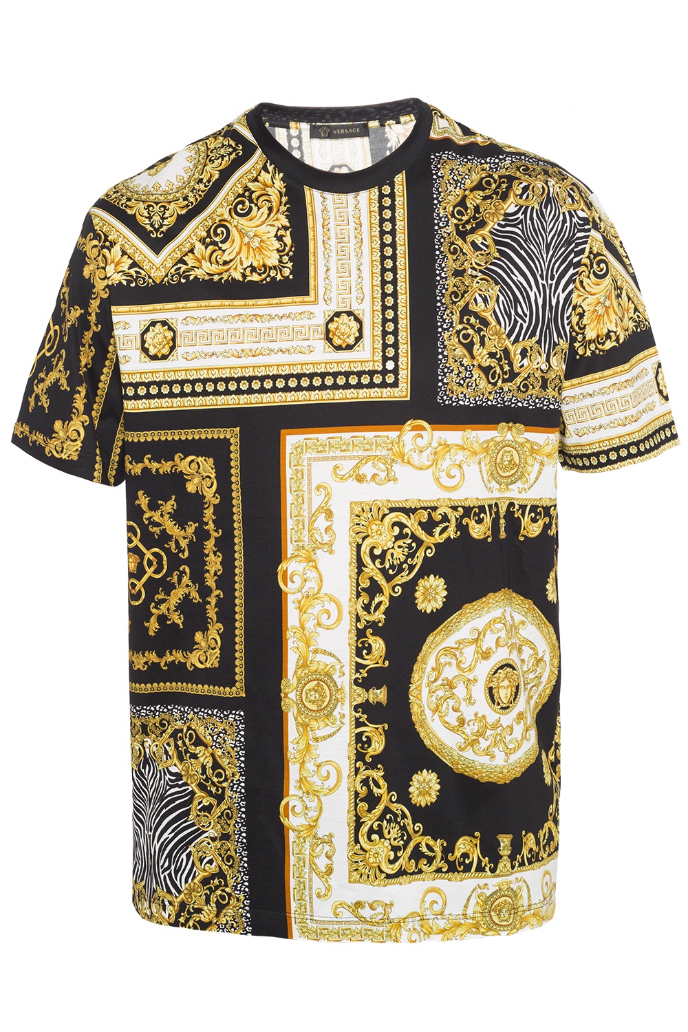 Multicolour Baroque pattern T-shirt Versace - Vitkac HK