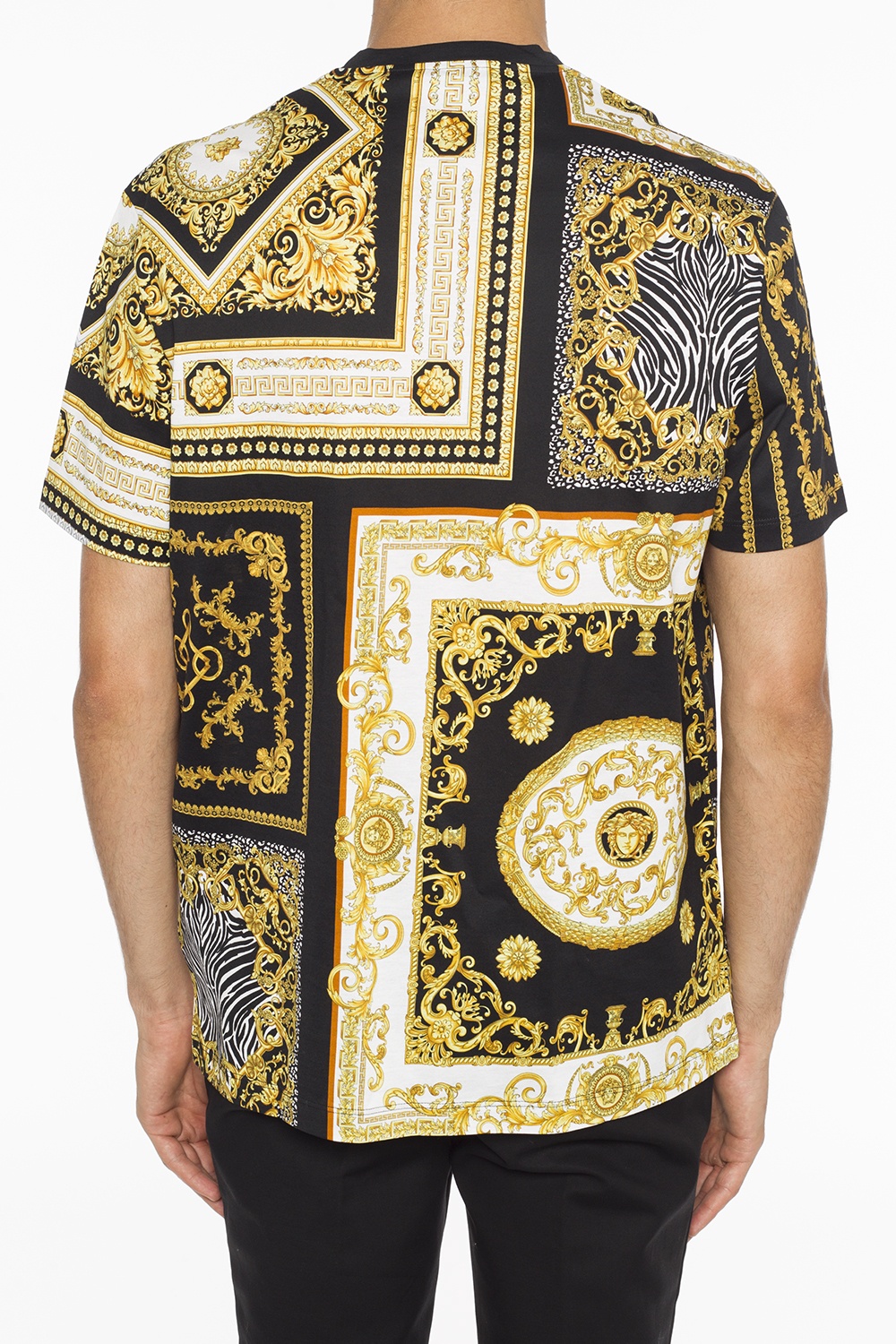 Multicolour Baroque pattern T-shirt Versace - Vitkac HK