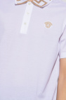 Versace este polo shirt with logo