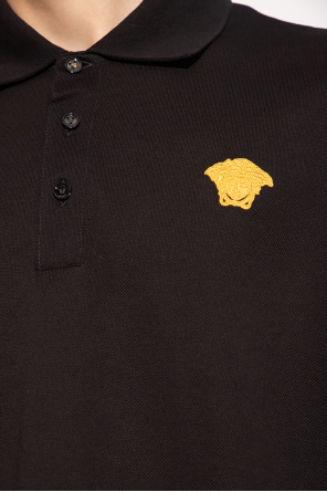 Versace polo logo-embroidered shirt with Medusa