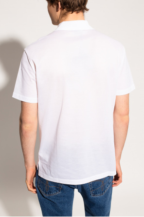 Versace Moschino geometric-logo short-sleeve polo shirt