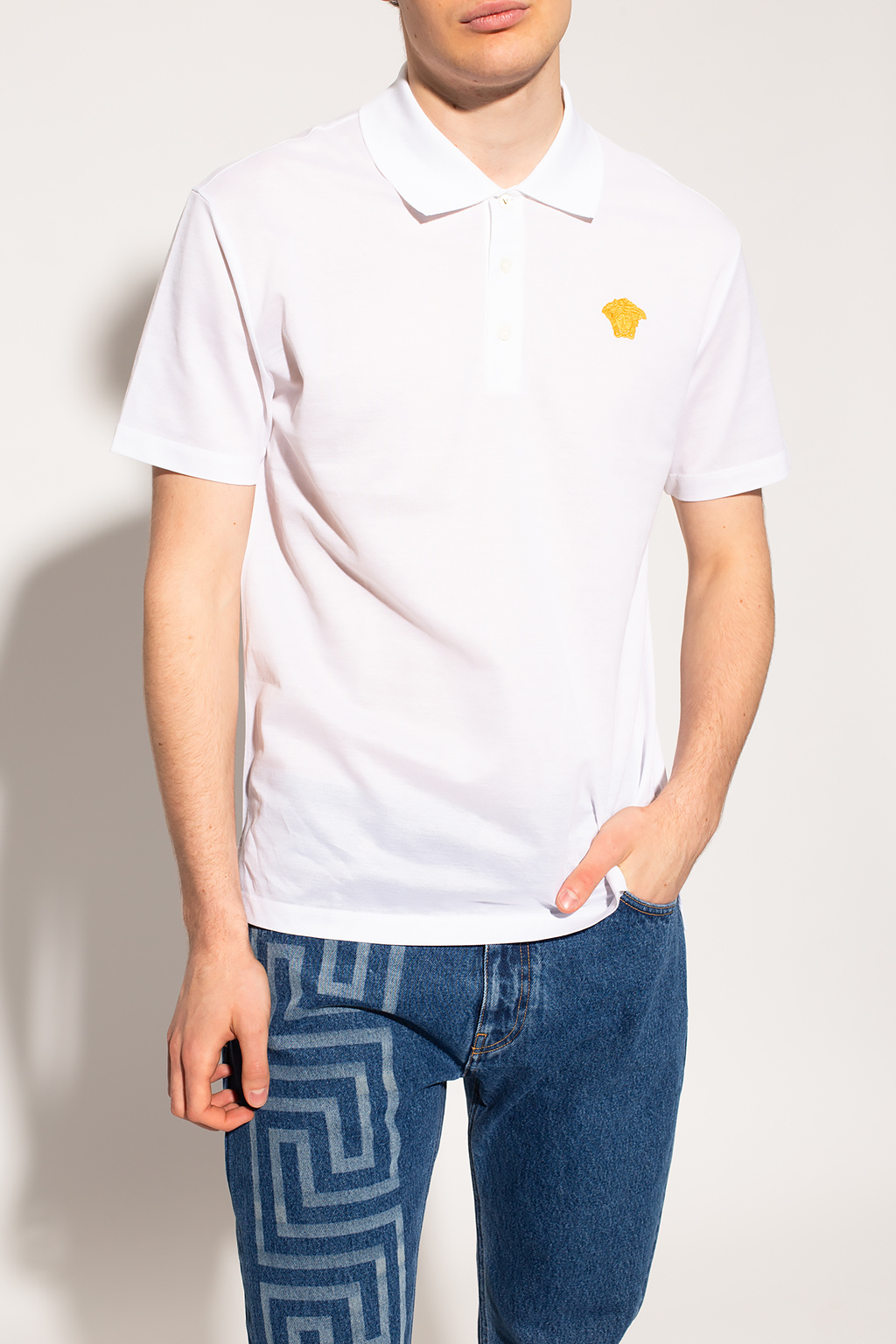 Men's Clothing, Versace Sapato Polo shirt with logo, IetpShops