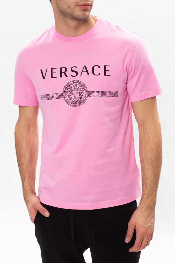 pink versace tee