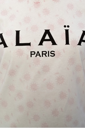 Alaïa Shirt With Floral Appliquè