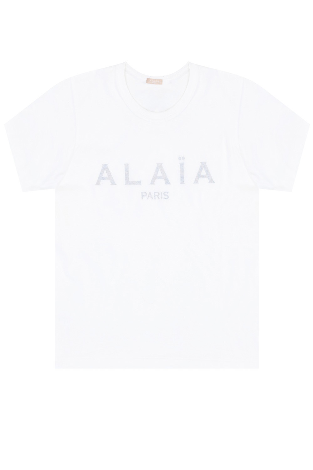 Alaia T-shirt beetroot with logo