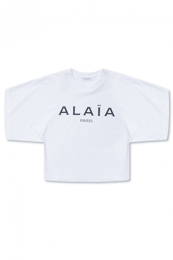 Alaïa T-shirt Nuff with logo