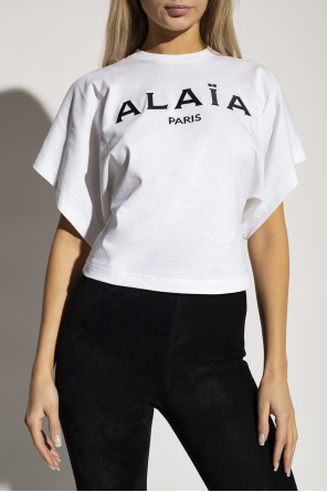 Alaïa T-shirt z logo