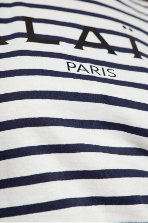 Alaïa Cropped T-shirt with logo