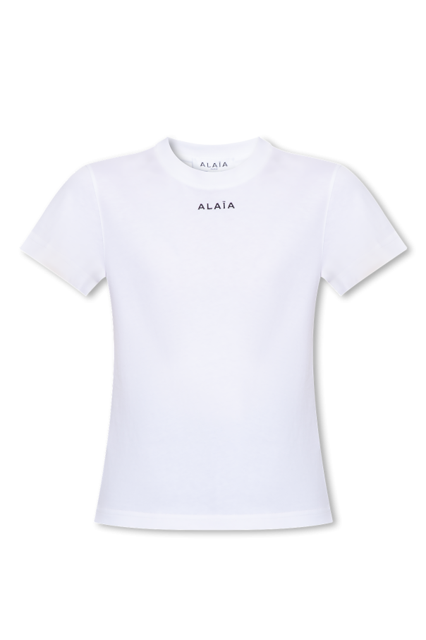 Alaïa T-shirt z logo