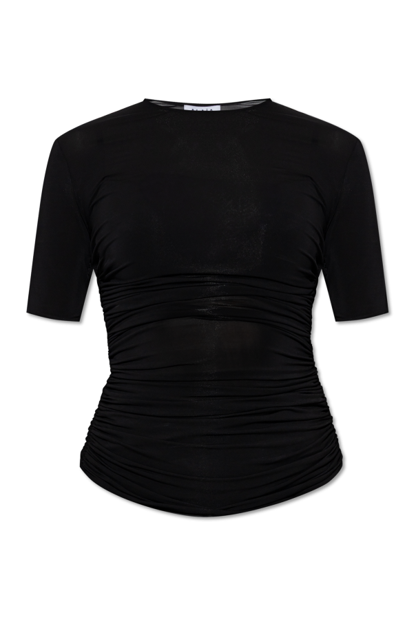 Top with decorative draping on the sides od Alaïa