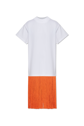 Dress with fringes