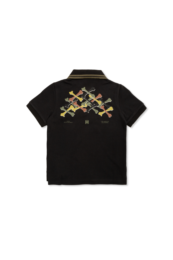 Amiri Kids Polo z nadrukowanym logo