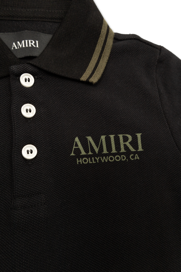 Amiri Kids Polo z nadrukowanym logo