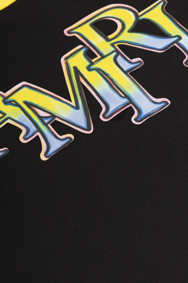 Amiri Kids T-shirt com logótipo estampado