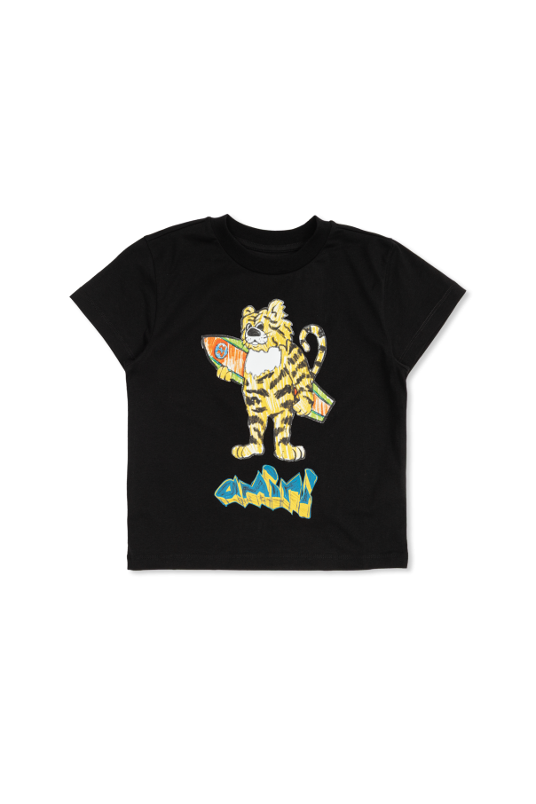 T-shirt with colorful print od Amiri Kids