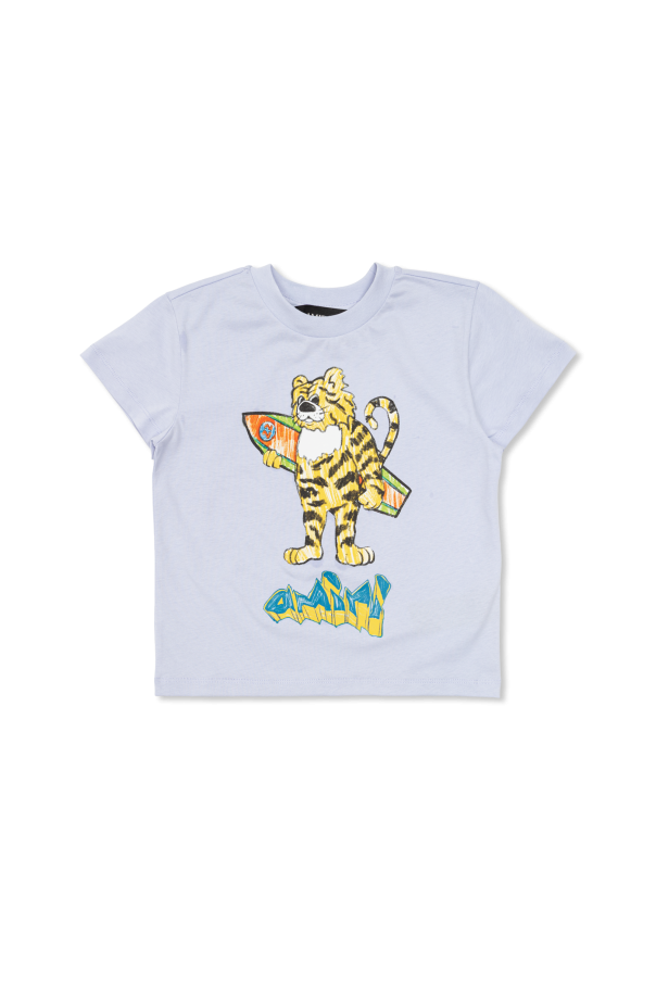 T-shirt with a colorful print od Amiri Kids