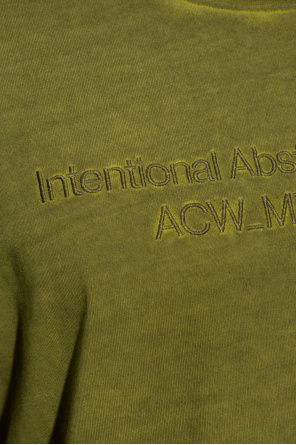 A-COLD-WALL* French Connection T-shirt met lange mouwen en geschreven FCUK-logo in wit