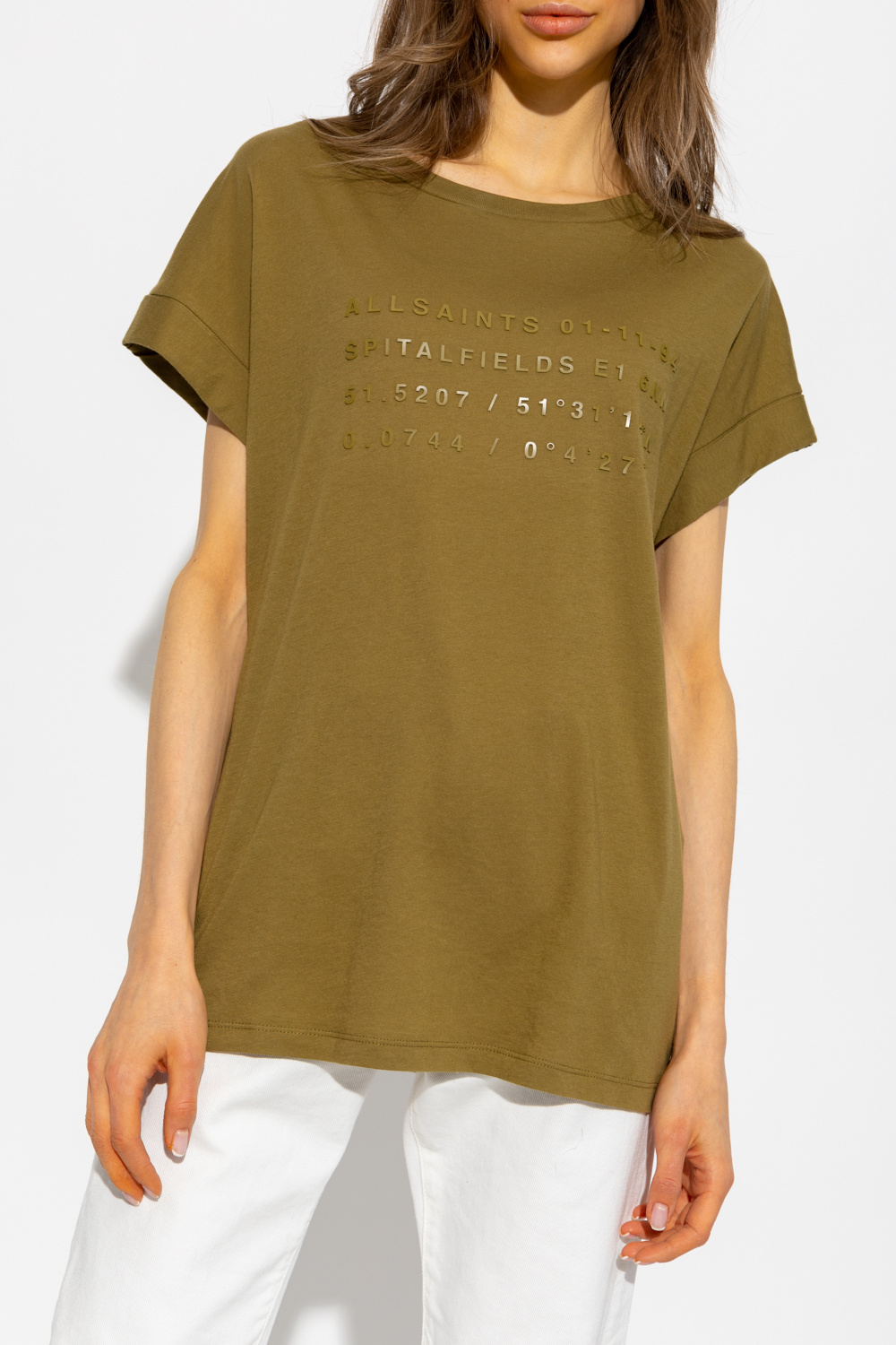 AllSaints ‘Address’ T-shirt with logo