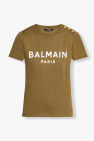 balmain kids cotton jersey hoodie