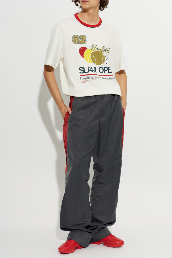 LACOSTE RUNWAY Printed T-shirt