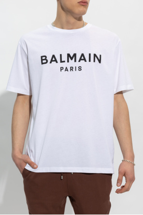 Balmain T-shirt z bawełny organicznej