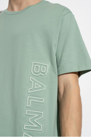 Balmain Cotton T-shirt with logo