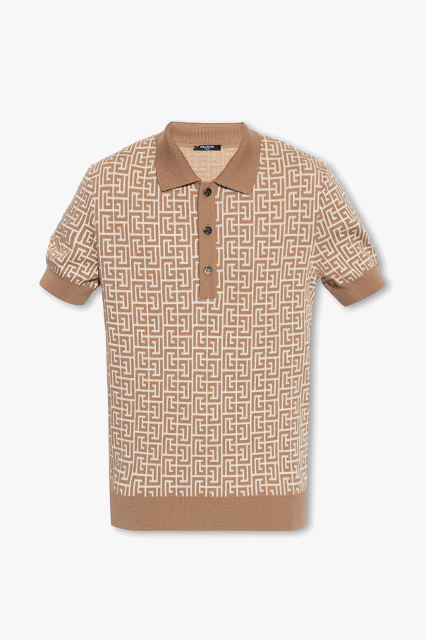 Balmain Polo shirt with monogram