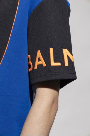 Balmain Balmain embossed-logo hoodie