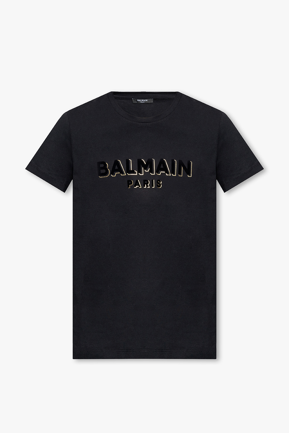 Balmain Balmain Kids logo-tape triangle cup bikini set