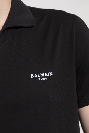Balmain Cotton lauren polo shirt