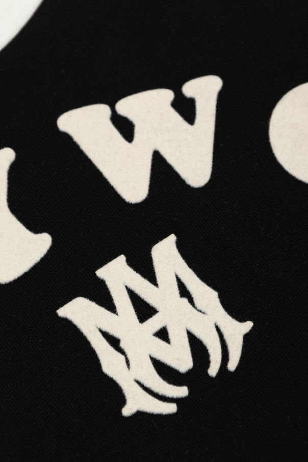 Amiri Kids Camiseta con estampado de acabado aterciopelado