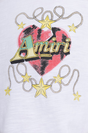 Amiri Camiseta con estampado colorido