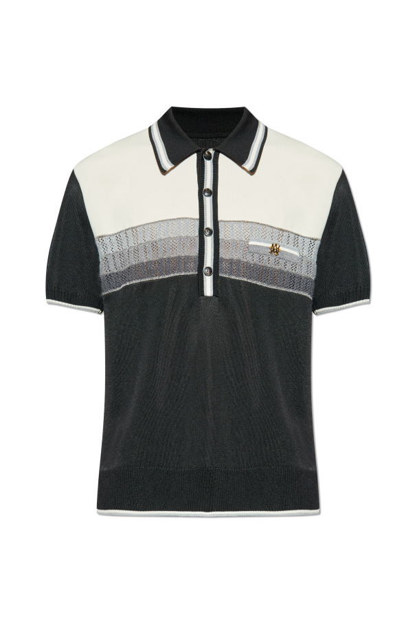 Polo with lurex thread od Amiri