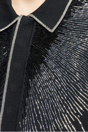 Amiri Polo mit glänzenden Applikationen