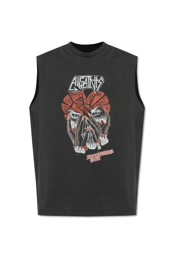 AllSaints T-shirt bez rękawów  ‘Amortis’