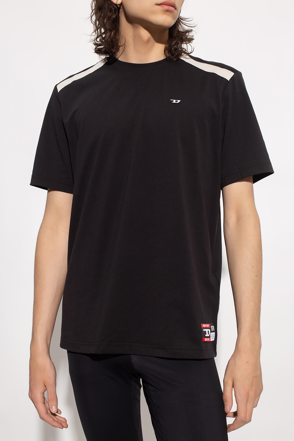 Black 'AMTEE - IetpShops GB - FREASTY - dorothee schumacher graphic print t  shirt item - HT04' T - shirt Diesel