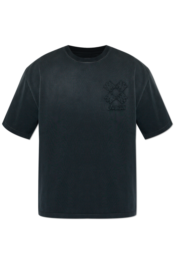 T-shirt with patch od Amiri