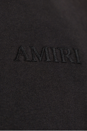 Amiri T-shirt z kolorowym nadrukiem na plecach