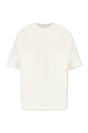 Camiseta con estampado colorido en la espalda