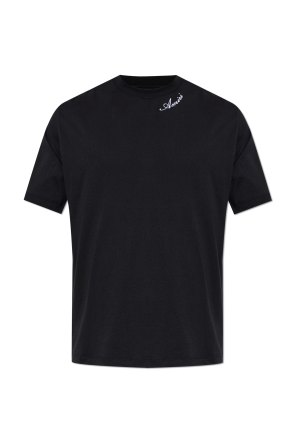 Camiseta con logo bordado
