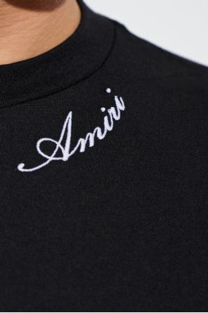 Amiri T-shirt com logótipo bordado