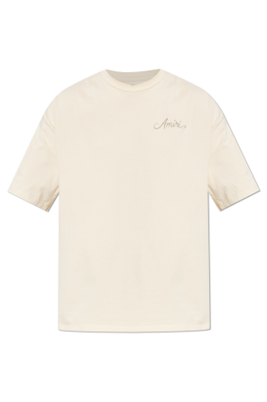 Camiseta con estampado colorido en la espalda