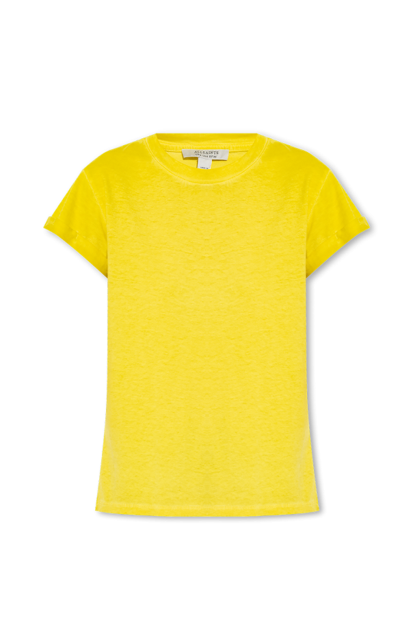 AllSaints T-shirt z bawełny organicznej ‘Anna’