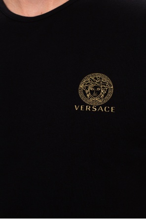 Versace Tommy Hilfiger Collections Sweatshirt med stickad krage