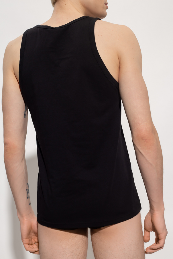 Versace Sleeveless top with logo