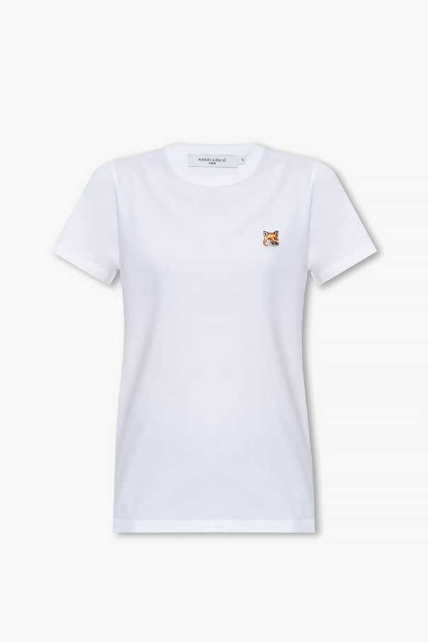 Maison Kitsuné T-shirt Rundhals with logo