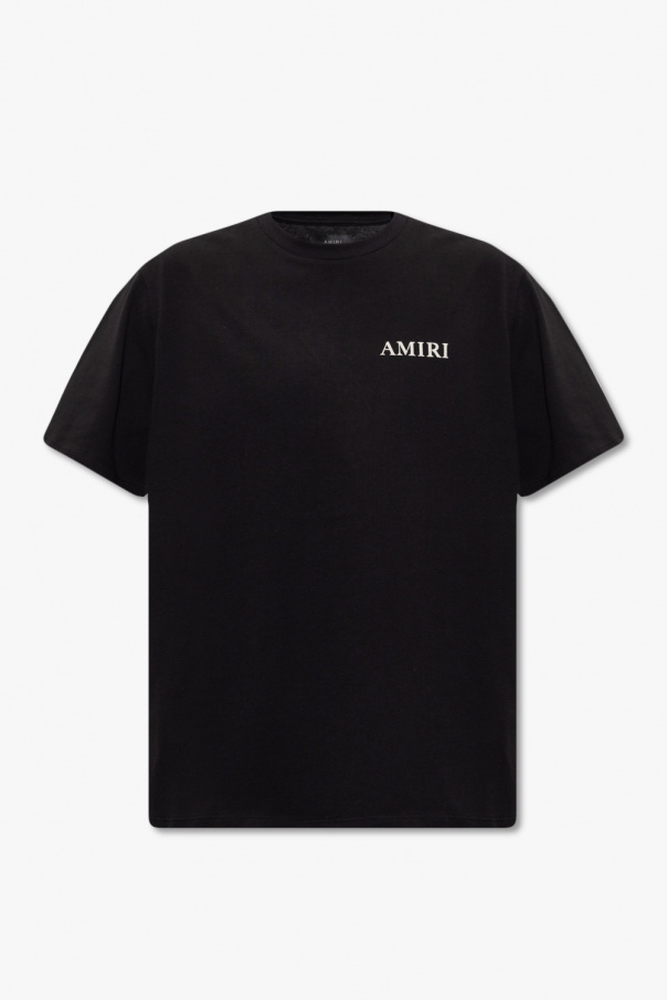 Amiri New Look Stribet t-shirt i marineblå